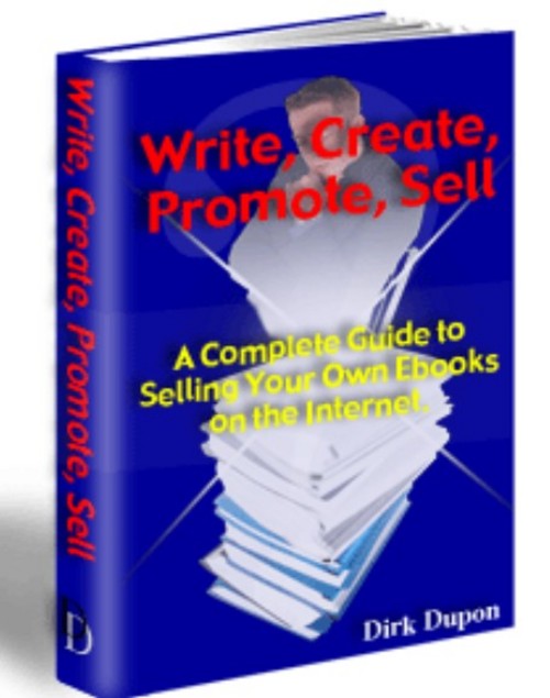 Product picture write, create, promote and sell Ebooks on the Internet 